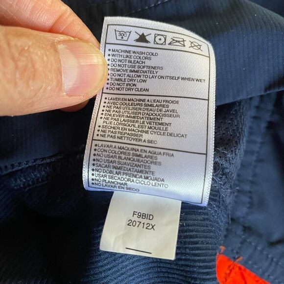 Vintage Illinois Fighting Illini Nike Fit Storm Windbreaker Jacket Large 90s - Picture 11 of 15